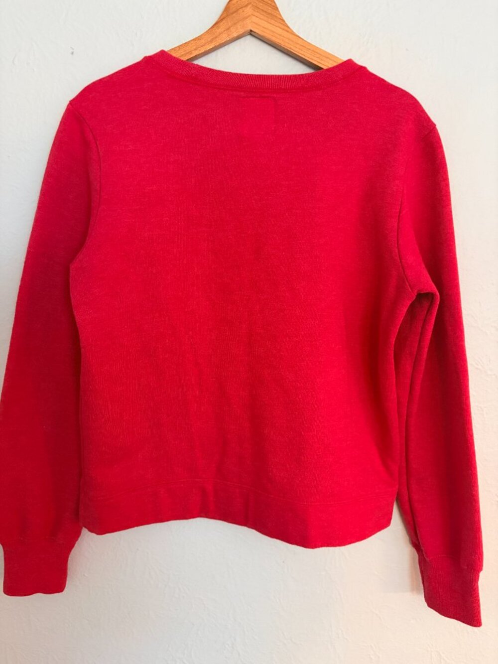 Northeastern University Womens Red Sweatshirt M Crewneck College Campus Preppy - Picture 2 of 8